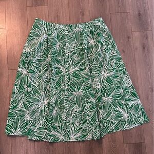 EUC Tabitha Brown x Target Green Tropical Maxi Skirt Size 3X